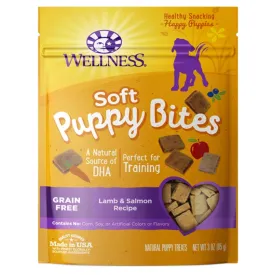 20% OFF: Wellness Puppy Bites Grain-Free Soft Lamb & Salmon Treats