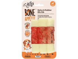Afb Bone Appetit - Nylon & Rubber Mix Rib - Bacon Flavor Infused
