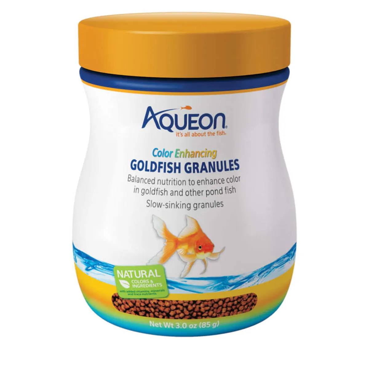 Aqueon Color Enhancing Goldfish Granules 3 oz