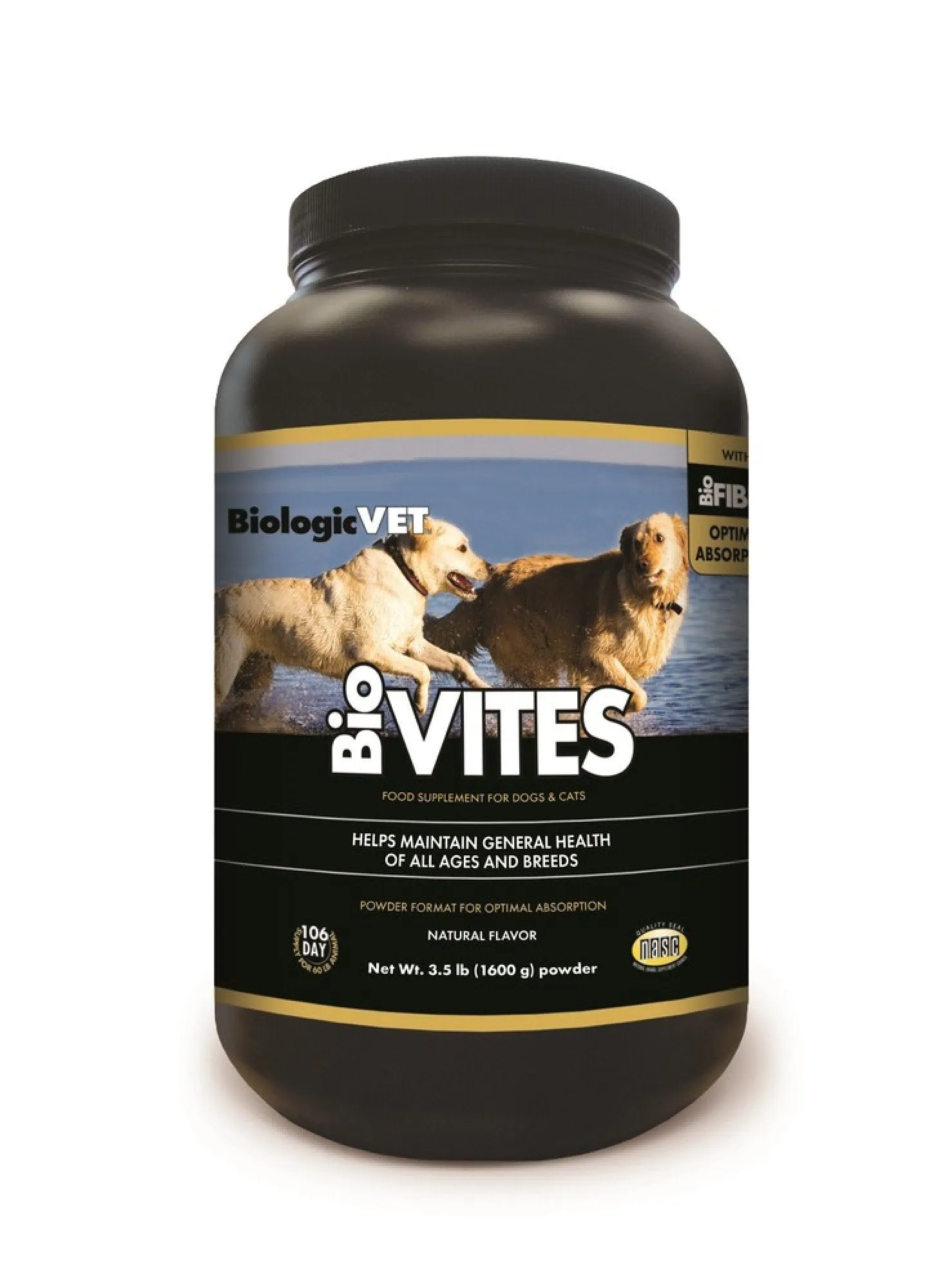 BiologicVet BioVites Complete Multi-Nutrient Supply for Dogs & Cats 3.5 lb Powder