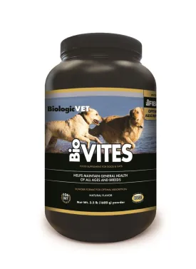 BiologicVet BioVites Complete Multi-Nutrient Supply for Dogs & Cats 3.5 lb Powder