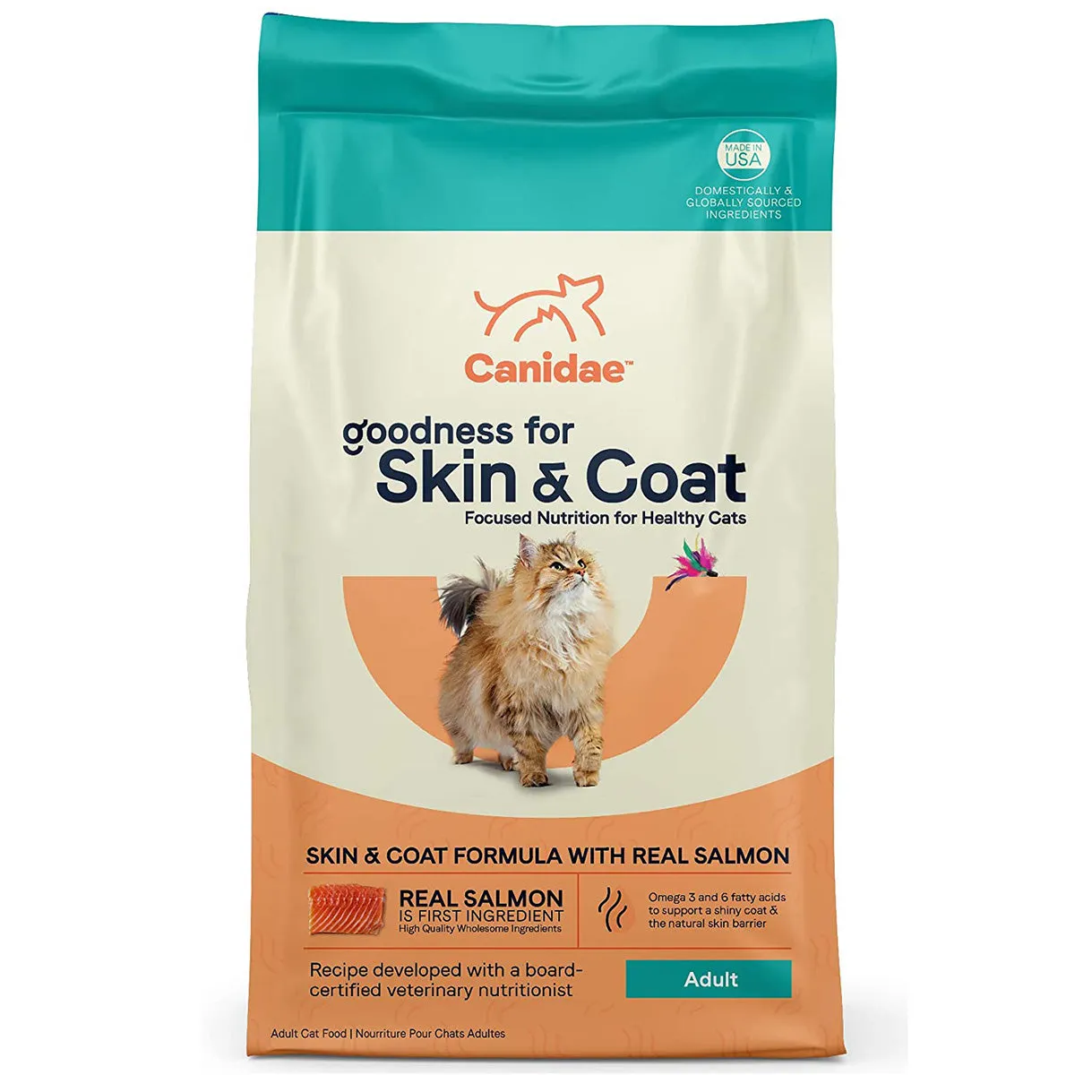 Canidae Goodness For Skin & Coat Real Salmon Adult Cat Dry Food 10lb