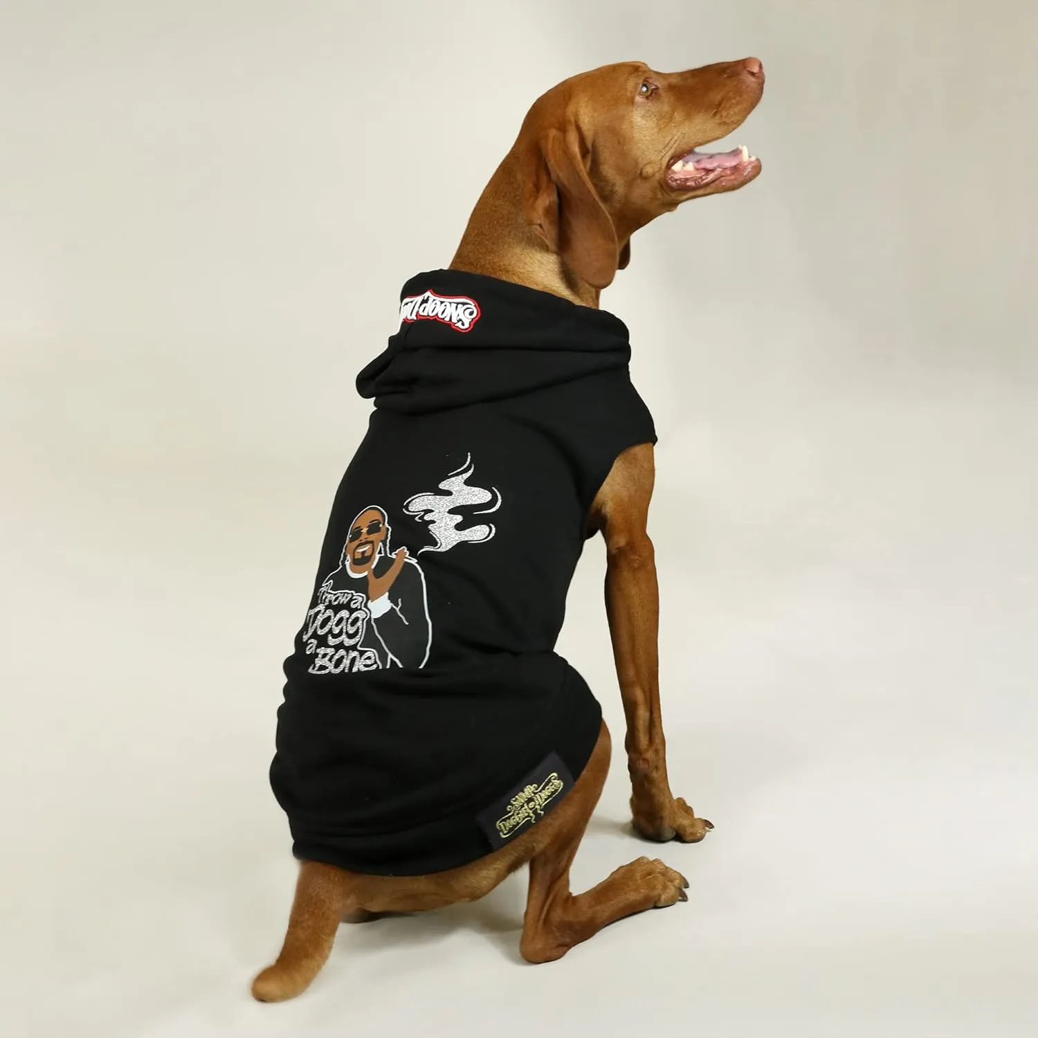 Deluxe Pet Hoodie, Throw a Dogg a Bone, X-Large