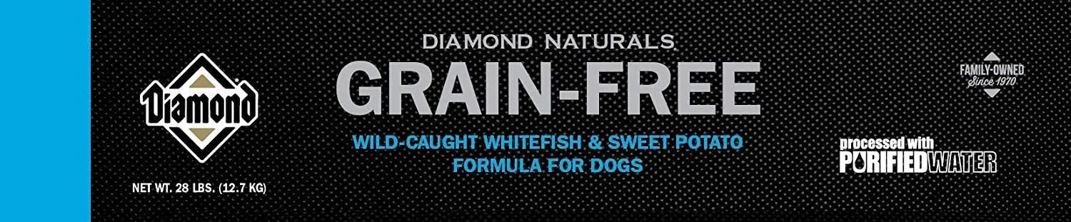 Diamond Naturals Grain Free Real Meat Recipe Premium Dry Dog Food With Real Fish 28Lb