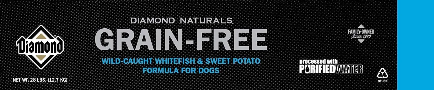 Diamond Naturals Grain Free Real Meat Recipe Premium Dry Dog Food With Real Fish 28Lb