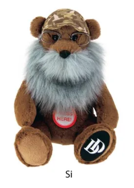 Duck Dynasty 8" Bear Plush With Sound: Si