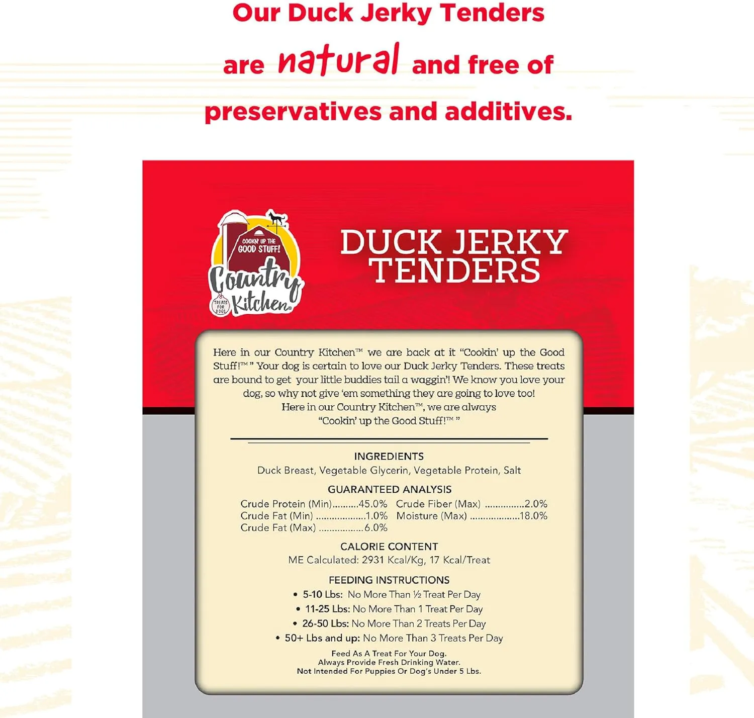 Duck Jerky Tender Dog Treats, Made with Real Duck, High Protein, Low Fat, No Artificial Colors, 16 oz