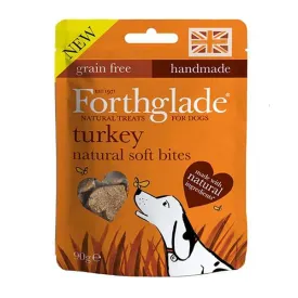 Forthglade Natural Soft Bites Treats Turkey Grain Free 90g - Case of 8