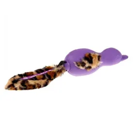 Gigwi Plush Tail Duck Push to Mute Squeaker Purple