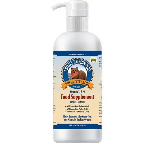 Grizzly Omega 3 Salmon Oil Plus Dog Supplement