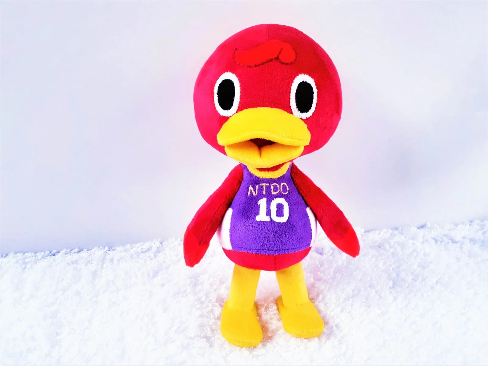 Handmade custom Bill the duck plush