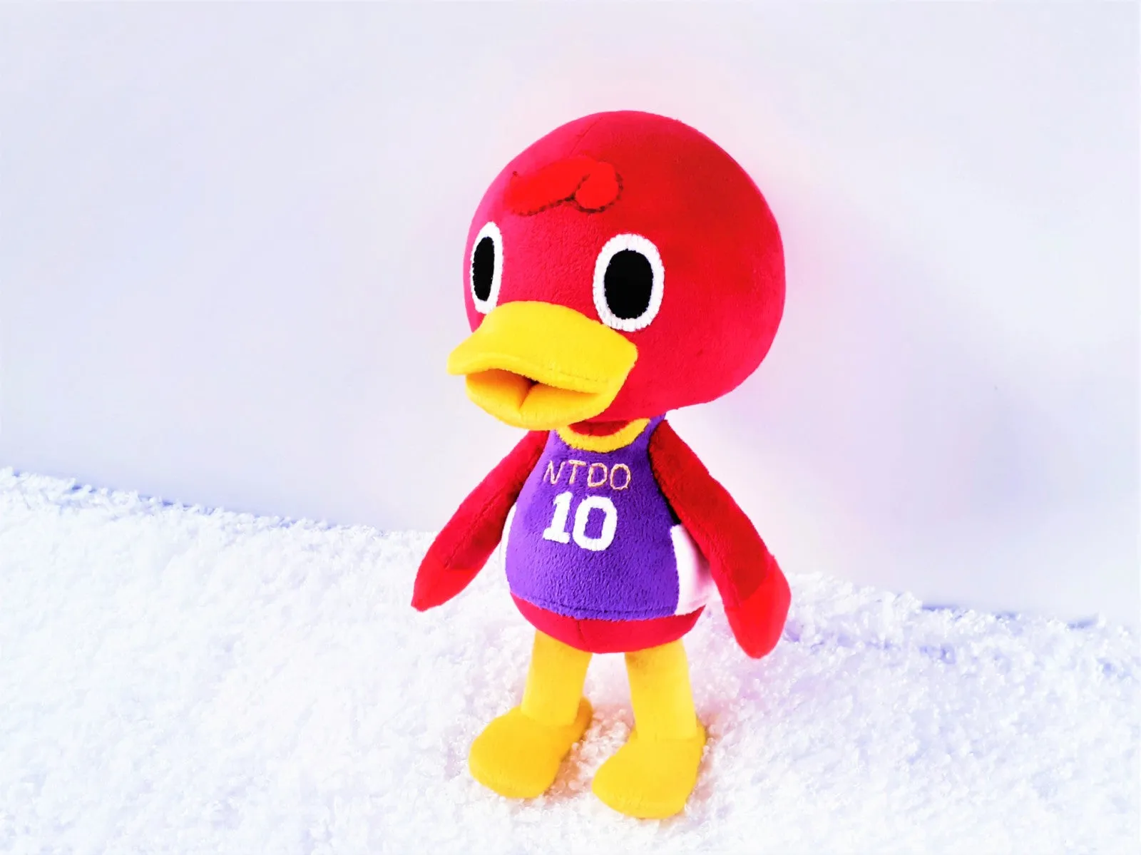 Handmade custom Bill the duck plush