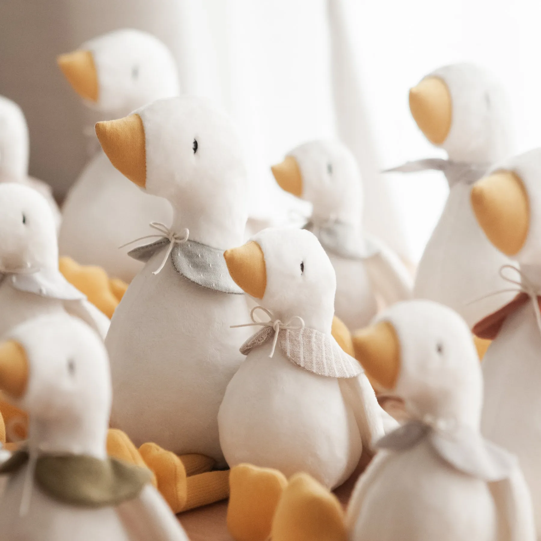Handmade Plush Toy / Goose / baby room decor