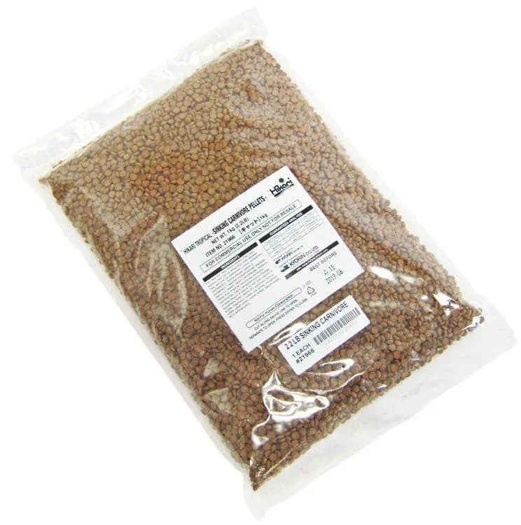 Hikari Sinking Carnivore Pellets for Bottom Feeding Fish - 2.2 lbs