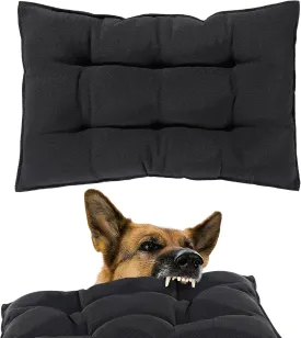 HOMBYS Chew Proof Dog Bed for Teething Puppy, Indestructible Durable and Water Resistant Crate Pad Mat for Aggressive Chewers, Kennel Pad for Medium Dogs Cages (X-Small (23" L x 17" W))