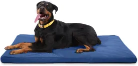 K9 Ballistics Tough Rip-Stop Orthopedic Dog Bed - Durable, Removable, Washable Cover, Kennel Pad Fits in Crate, X-Large 47"x29", Blue Quartz