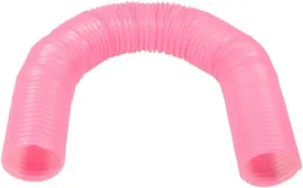 LUOZZY Plastic Hamster Tunnel Hideout Tube Foldable Exercising Training Tunnel Hamsters Gerbils Hiding Small Funny Tube Toys, Pink