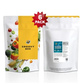 Magnesium Glycinate High Absorption Powder 12 oz (340 g) (6-Pack)
