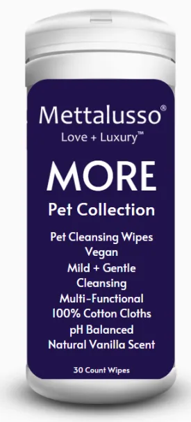 Mettalusso More Vegan Pet Cleansing Wipes