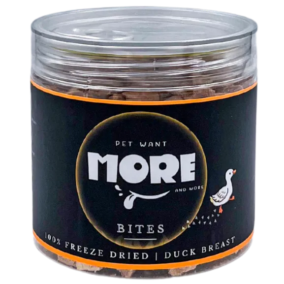 MORE Freeze-Dried Duck Breast Treats For Dogs