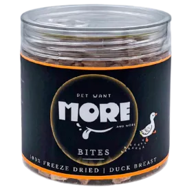 MORE Freeze-Dried Duck Breast Treats For Dogs