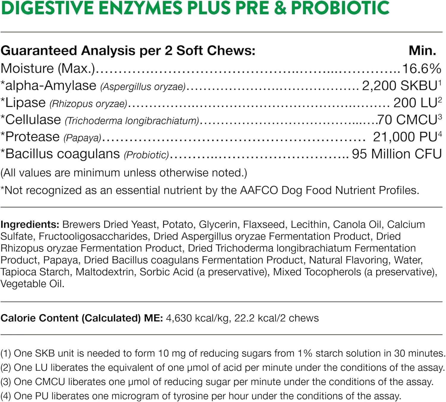NaturVet  Digestive Enzymes - Plus Probiotics & Prebiotics  Helps Support Diet Change & A Healthy Digestive Tract  for Dogs & Cats (Soft Chews, 120 Count)