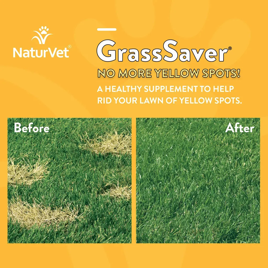 NaturVet GrassSaver Plus Enzymes Soft Chews for Dogs, 120 count