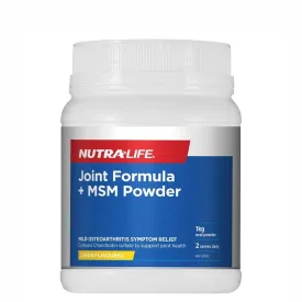Nutralife Joint Formula   MSM Powder