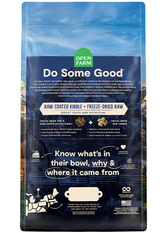 Open Farm Grain Free - Cat Food - RawMix - Wild Ocean - (Salmon, Whitefish & Rockfish)