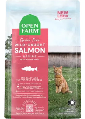 Open Farm Wild-Caught Salmon Dry Cat Food 2lb