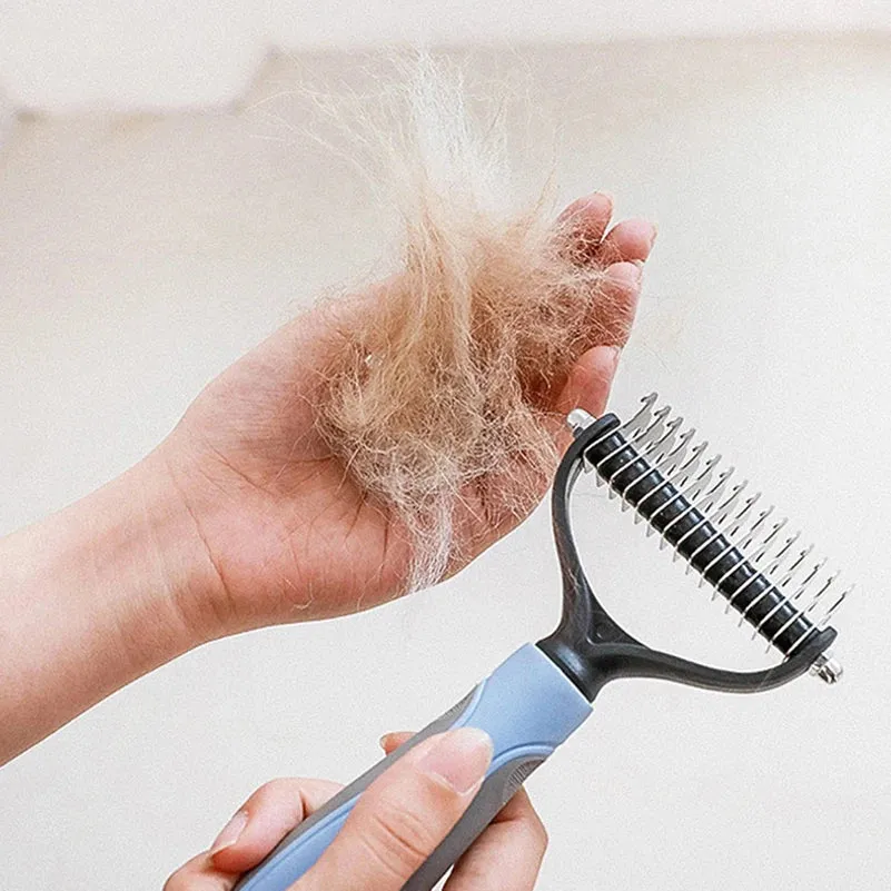 Pet Deshedding Brush/ Dog Hair Remover