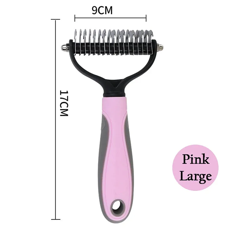 Pet Deshedding Brush/ Dog Hair Remover