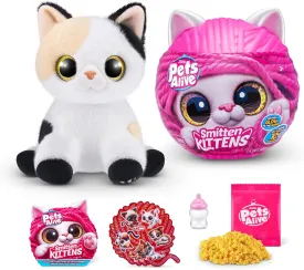 Pets Alive Smitten Kittens Surprise (Calico Cat Minx) by ZURU Nurture Play Soft Toy Unboxing Adopt Interactive 10 Sounds