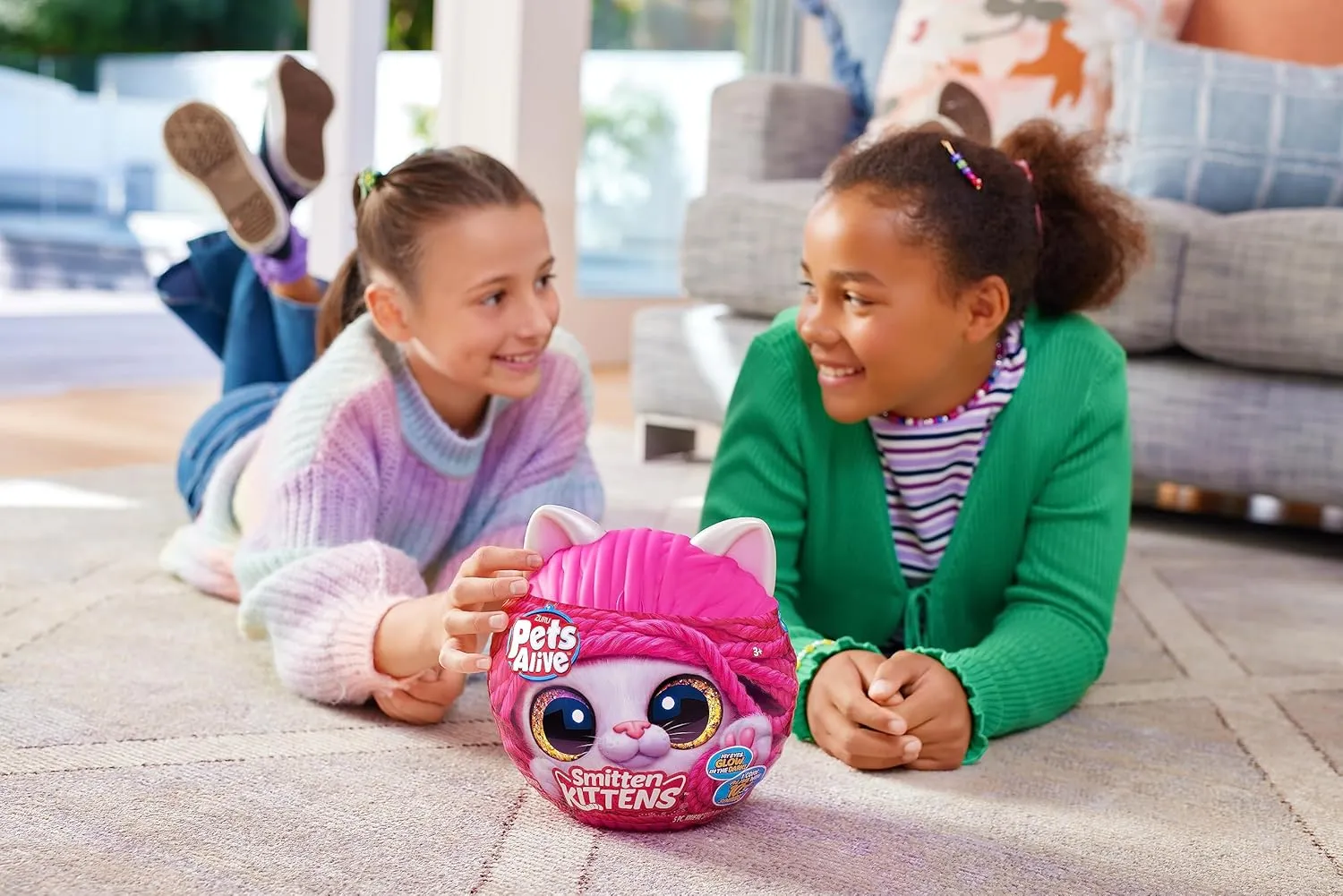 Pets Alive Smitten Kittens Surprise (Calico Cat Minx) by ZURU Nurture Play Soft Toy Unboxing Adopt Interactive 10 Sounds