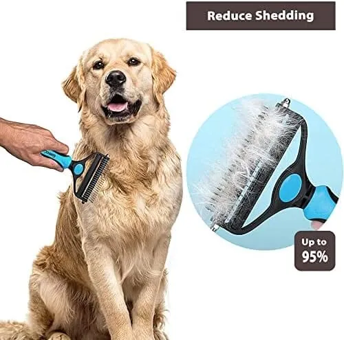 Professional Dog and Cat Brush for Shedding Ideal Deshedding Tool