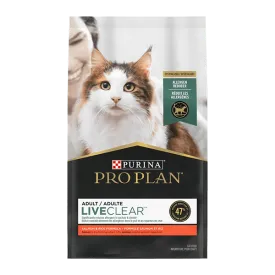 Purina Pro Plan LiveClear Allergen Reducing Salmon & Rice Dry Adult Cat Food, 7lb