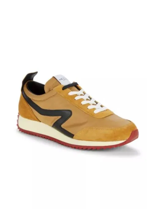 Retro Runner Sneaker - Mustard