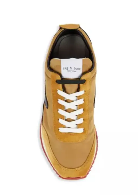 Retro Runner Sneaker - Mustard
