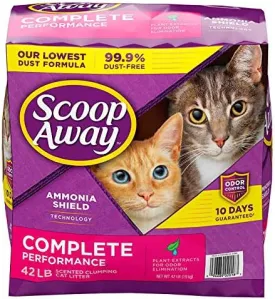 Scoop Away Complete Performance, Scented Cat Litter, 42 Pounds