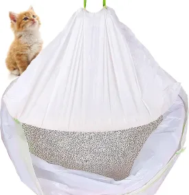 Senzz Super Big Cat Litter Box Liners, 20 Count Jumbo Litter Box Liners, 41" X18", Cat Litter Trash Bags for Automatic Litter Box