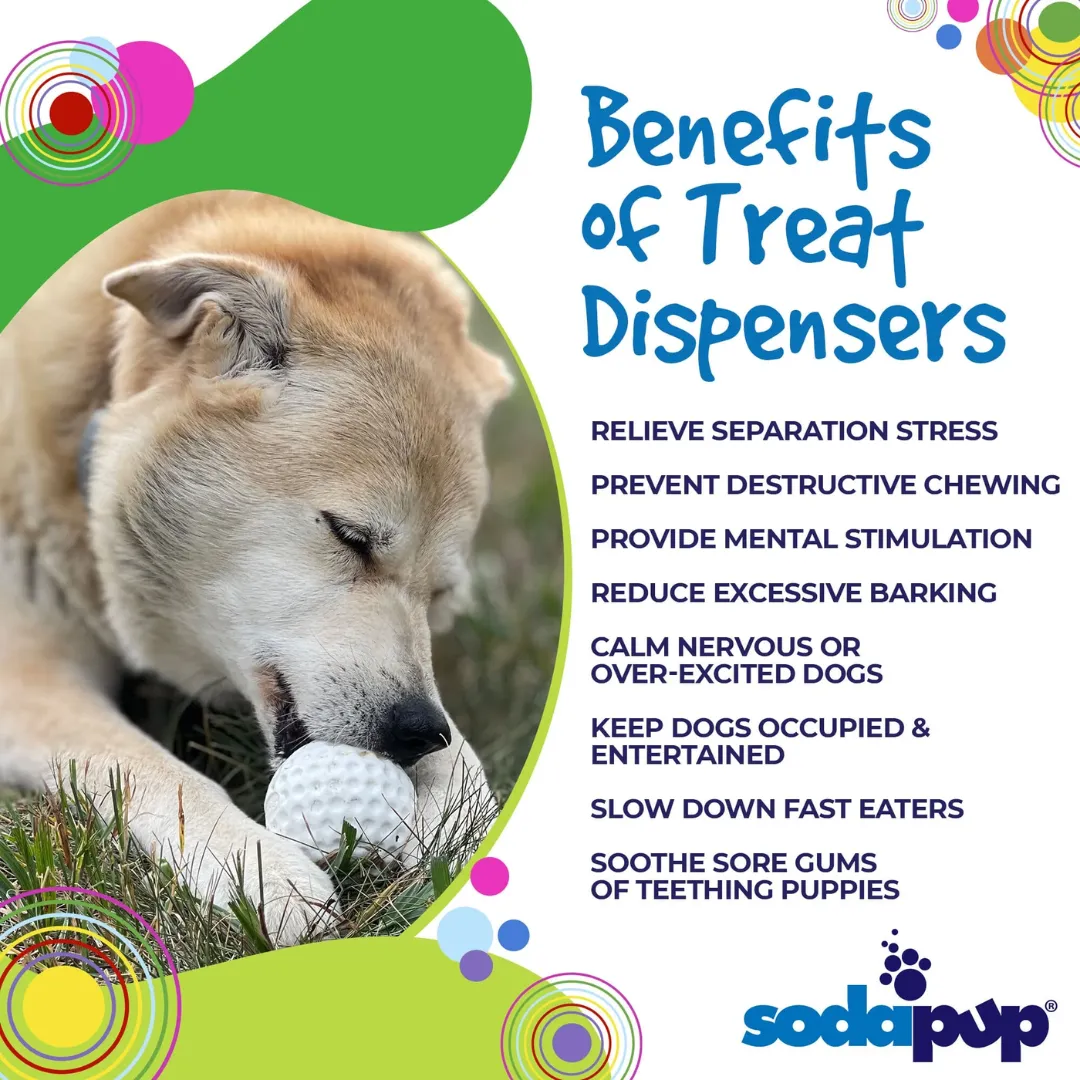 SodaPup Golf Ball Chew & Treat Dispenser