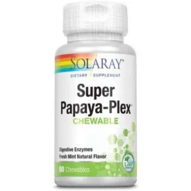 Solaray Super Papaya-Plex 90 Chews