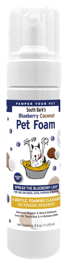South Bark's Blueberry Coconut Pet Foam