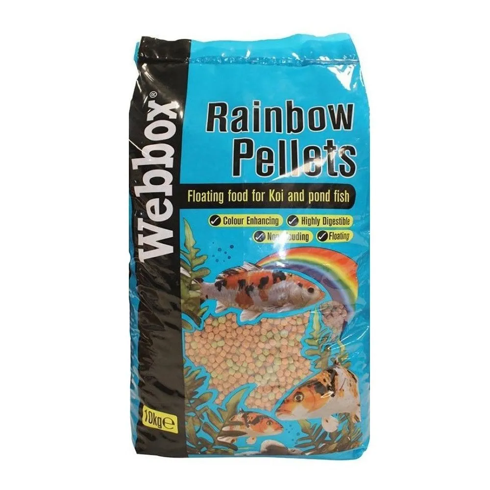 Webbox Pond Fish Rainbow Floating Pellets