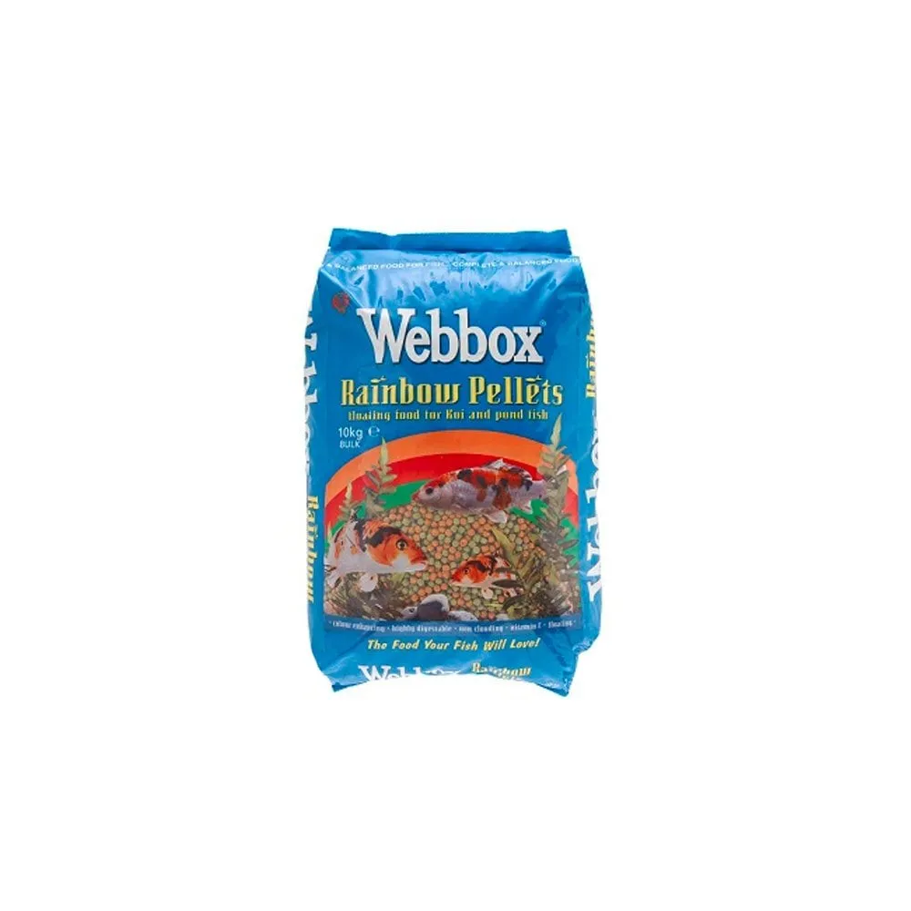 Webbox Pond Fish Rainbow Floating Pellets