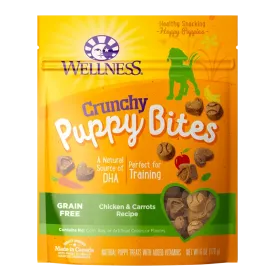 Wellness Crunchy Puppy Bites Chicken & Carrots Recipe 6-oz, Dog Treat
