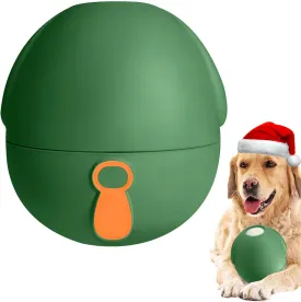 Yipetor Dog Wobbly Toys, Frozen Treat Toy, Treat Dispensing Dog Toy, Premium Treat Dog Toy, XL, Treat Dispensing Dog Toy, Large Chew Toy, Durable Natural Rubber Toy (Green)