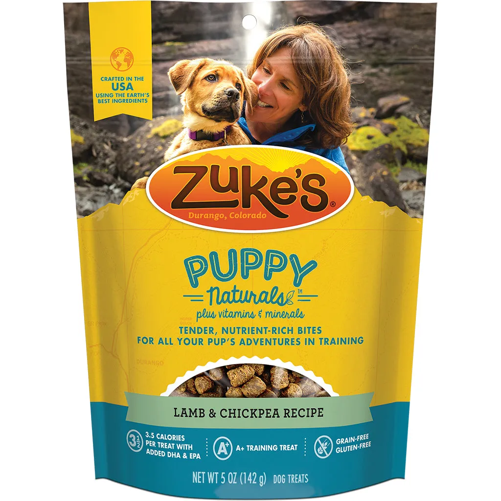 Zukes Puppy Natural Training Treats - Lamb & Chickpea