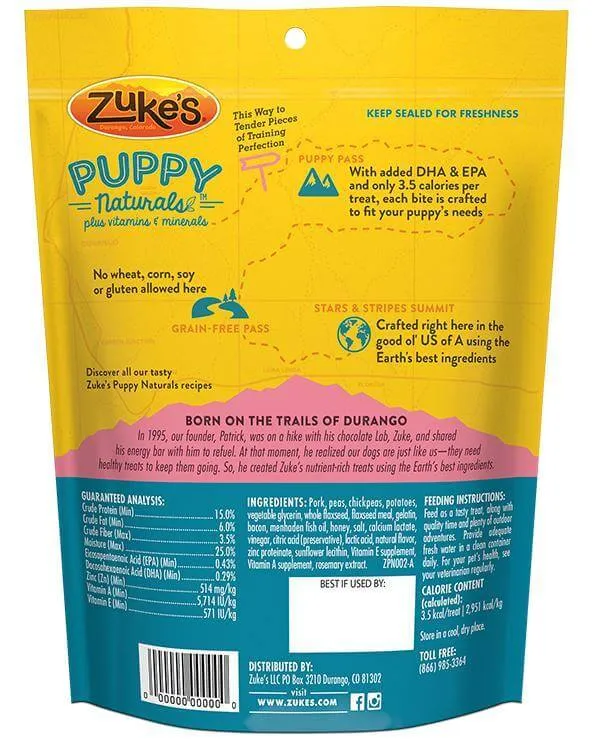 Zuke's vitamins and minerals puppy treats